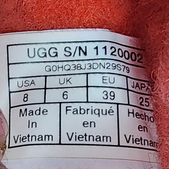 UGG Australia Fluff Yeah Slide Women 8 Pride Cali Collage Rainbow Sling 1120002 - Picture 10 of 13